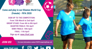 Registration open for EGames World Cup (Female) - FIFA 2020 