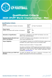 2024 IFCPF World Championships - Men