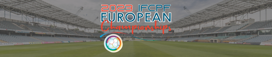 Sponsorship opportunity at 2023 IFCPF European Championships