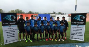 Argentina’s new under 16 CP Football Team take to the pitch at Estadio Malvinas Argentinas for their first training session