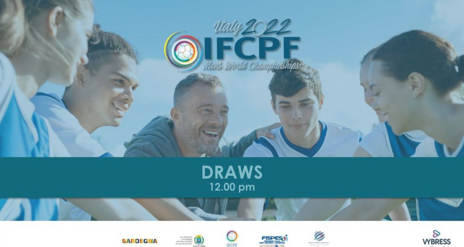 Tournament Draw for the Italy 2022 IFCPF Men's World Championships